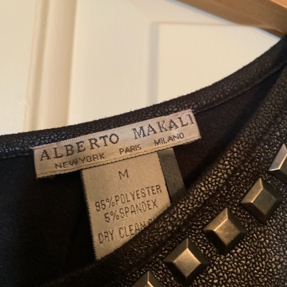 Faux leather studded top - Picture 4 of 5